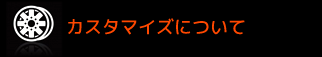 カスタマイズについて